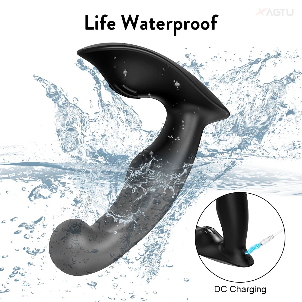 Vibrating Prostate Massager Plug