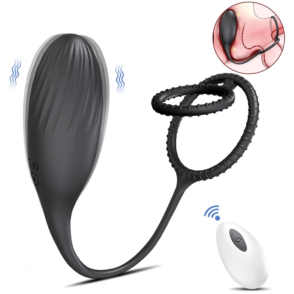 Vibrating Prostate Massager Plug