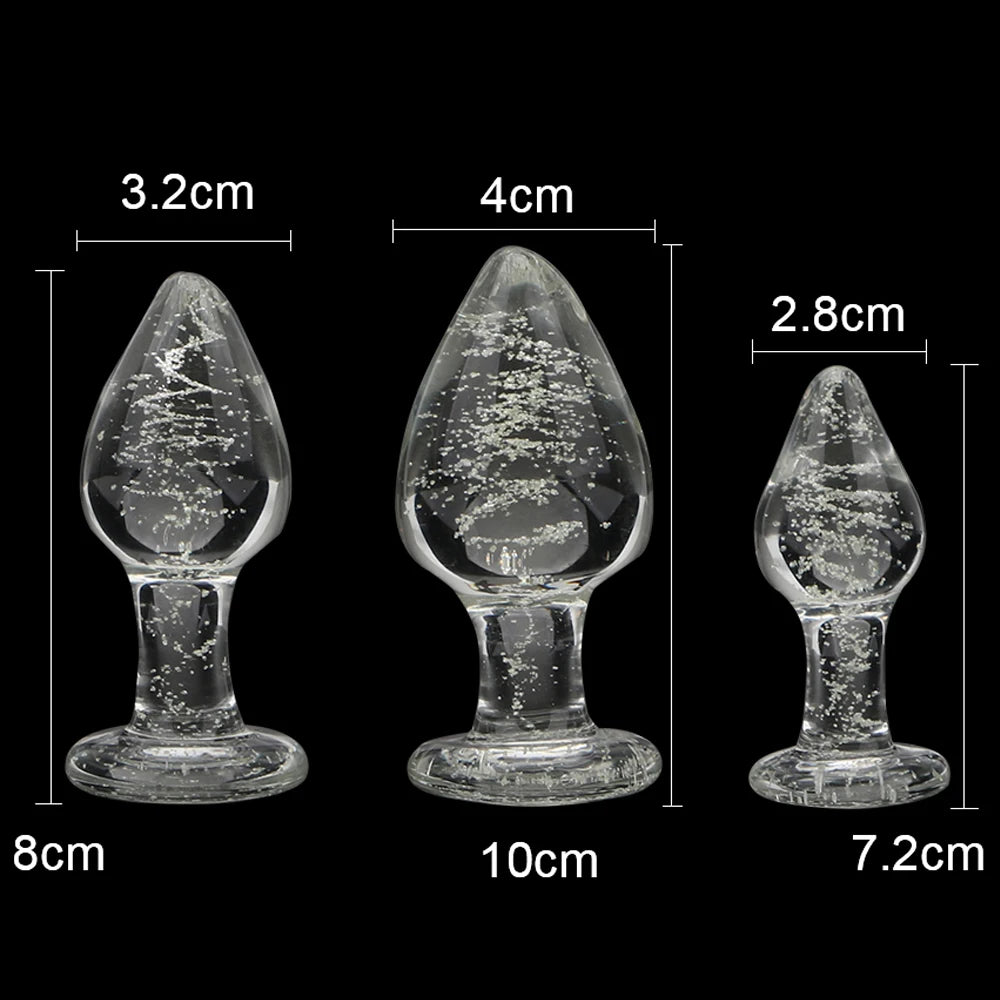 Luminous Glass Anal Beads