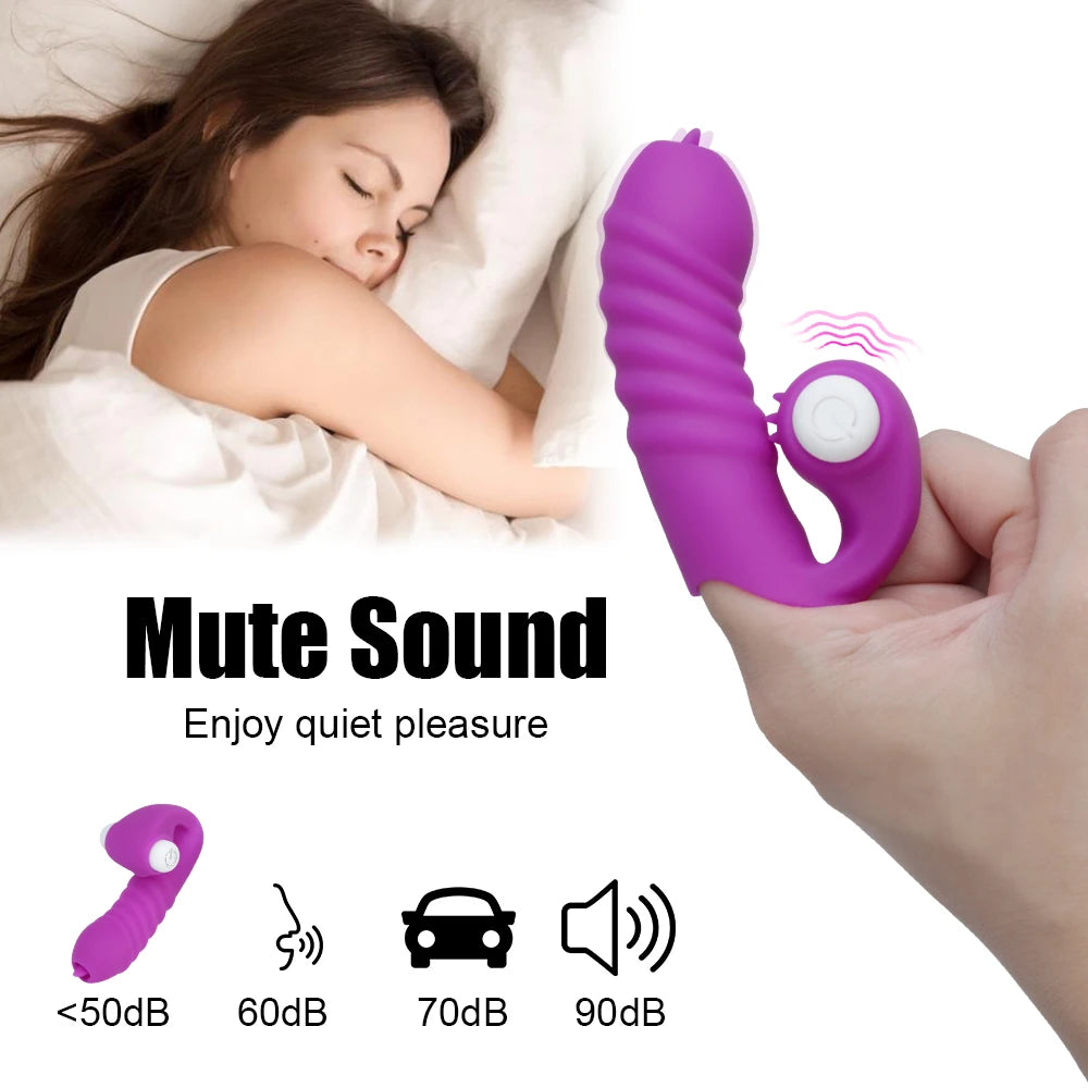 Strapon Finger Sleeve Vibrators