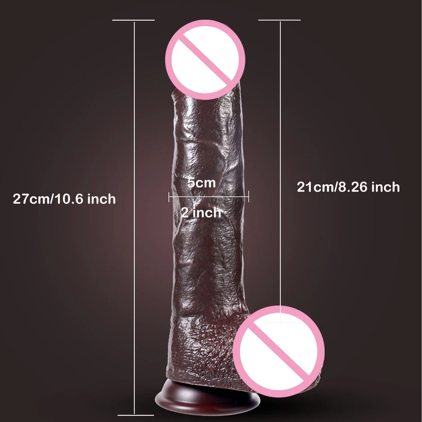 Realistic Sliding Foreskin Dildo