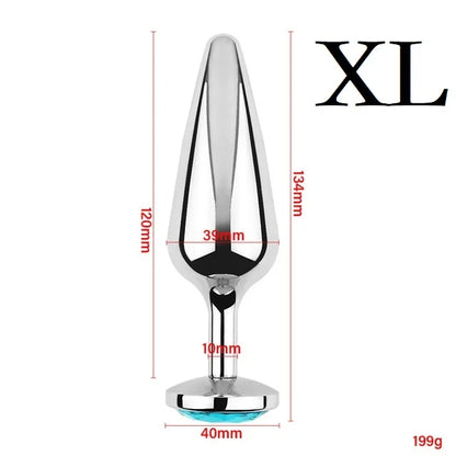 Luxe Metal Anal Beads