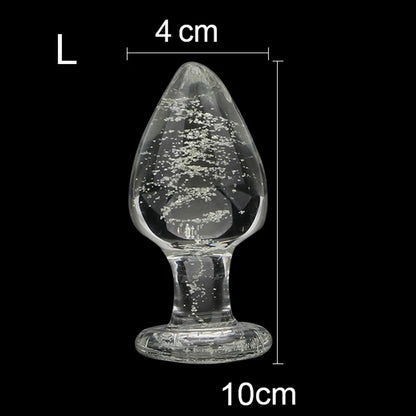 Luminous Glass Anal Beads