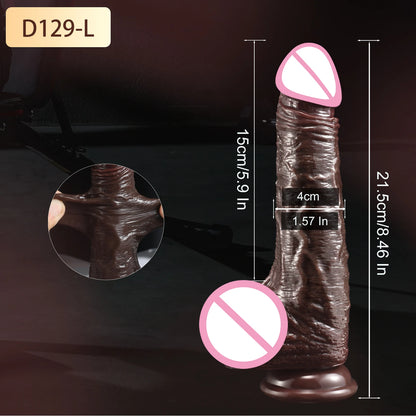 Realistic Sliding Foreskin Dildo